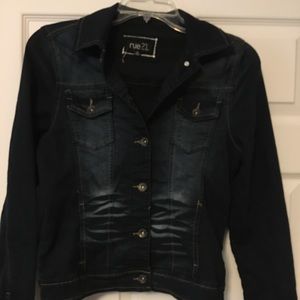 Denim jacket. Dark blue